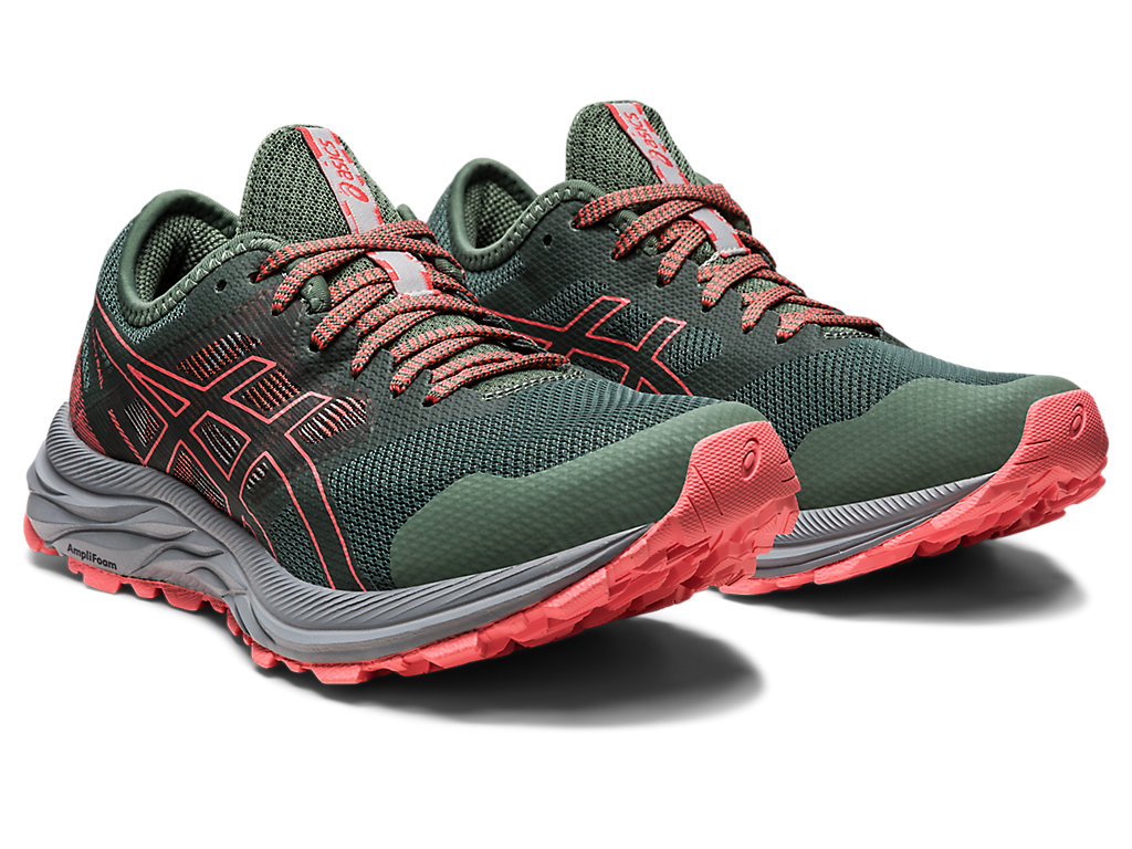 Sapatilhas Trail Running Asics Gel-Excite Trilha Feminino Verdes Escuro | 9274-BXZTW