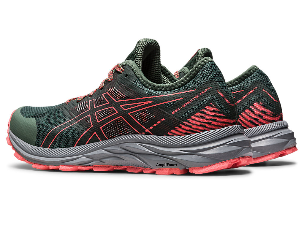 Sapatilhas Trail Running Asics Gel-Excite Trilha Feminino Verdes Escuro | 9274-BXZTW