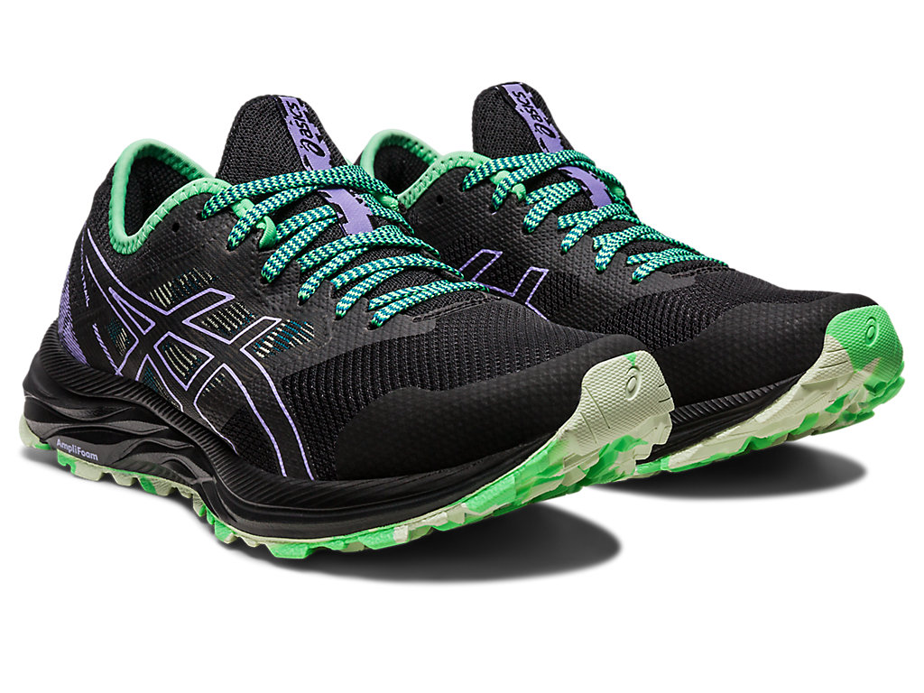 Sapatilhas Trail Running Asics Gel-Excite Trilha Feminino Pretas Roxo | 9871-SJVNP