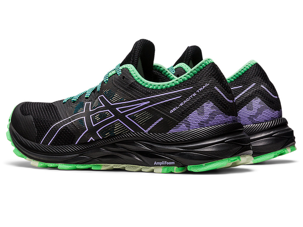 Sapatilhas Trail Running Asics Gel-Excite Trilha Feminino Pretas Roxo | 9871-SJVNP