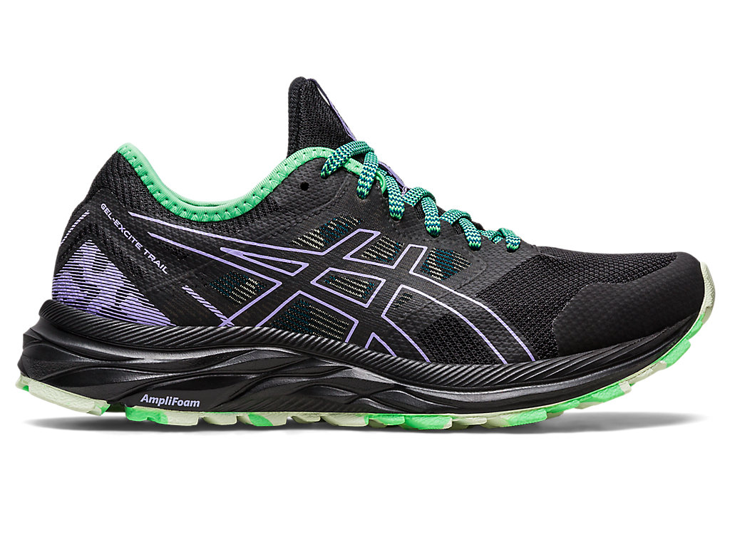 Sapatilhas Trail Running Asics Gel-Excite Trilha Feminino Pretas Roxo | 9871-SJVNP