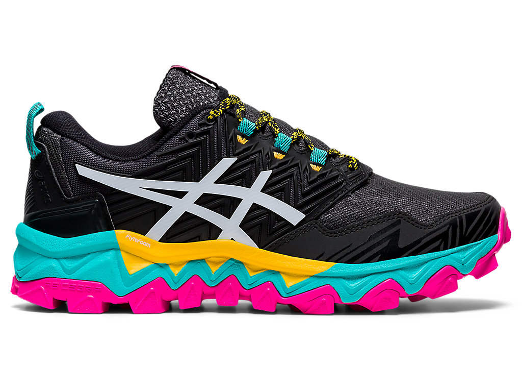 Sapatilhas Trail Running Asics Gel-Fujitrabuco 8 Feminino Pretas Branco | 8153-FQYJN