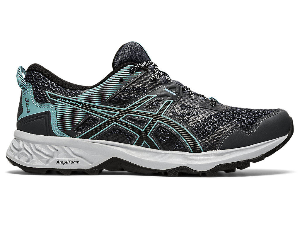 Sapatilhas Trail Running Asics Gel-Sonoma 5 Feminino Cinzentas Pretas | 2964-VNSYC