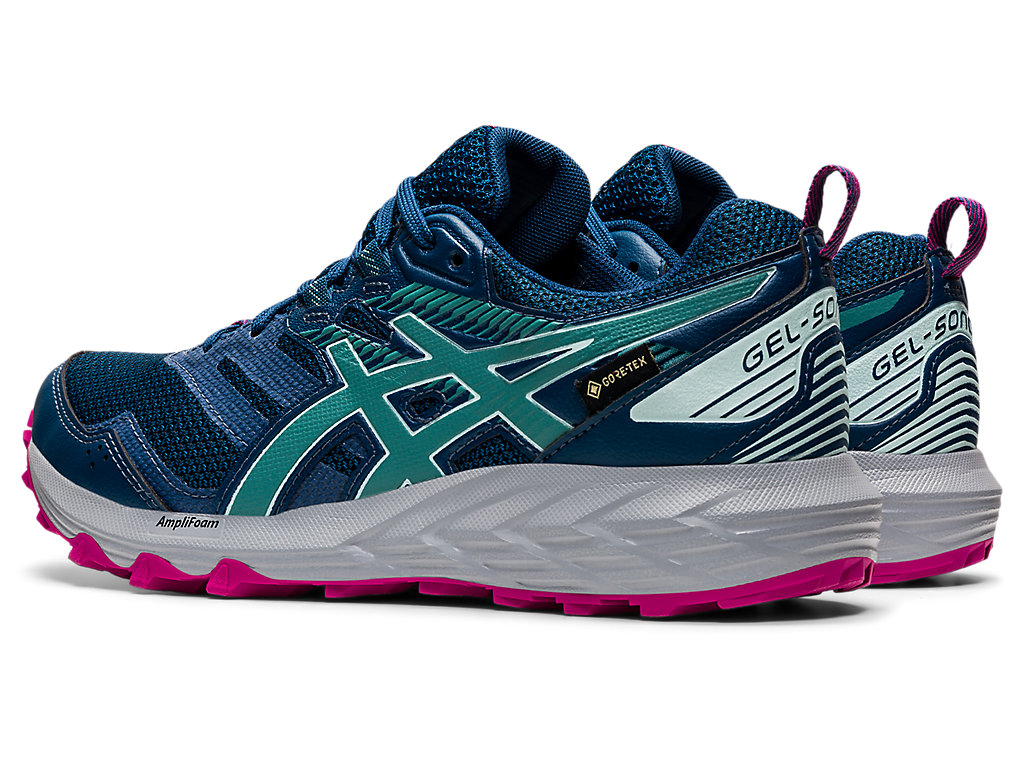 Sapatilhas Trail Running Asics Gel-Sonoma 6 G-Tx Feminino Azuis Verde Oliva | 5631-LIUQY