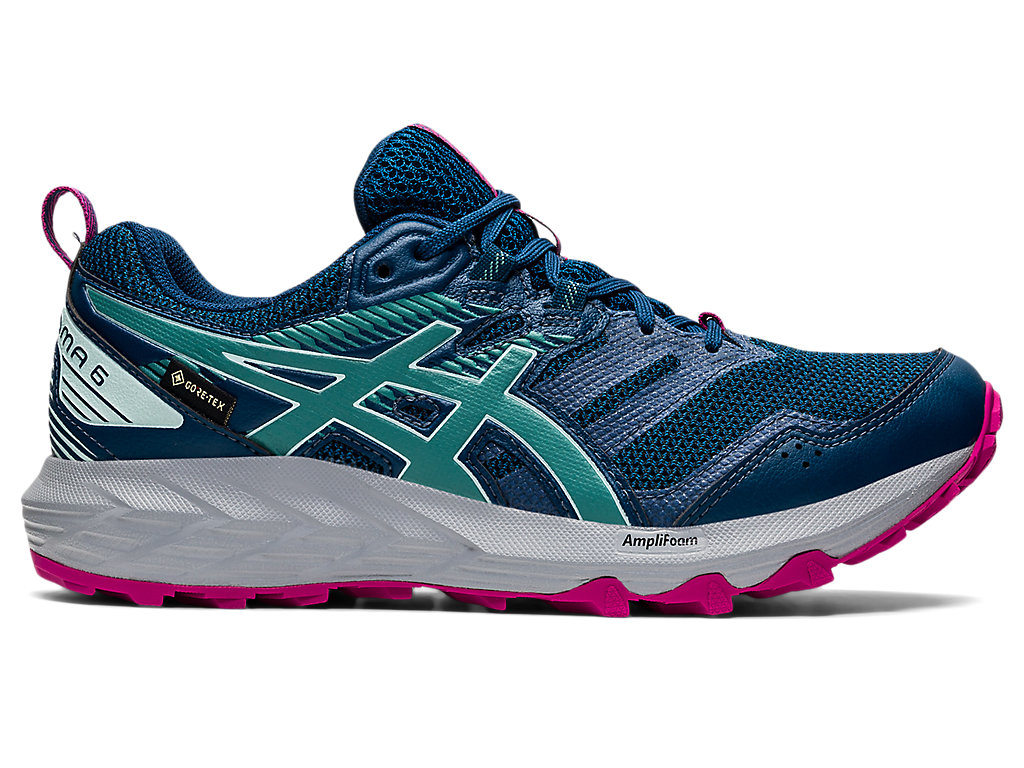 Sapatilhas Trail Running Asics Gel-Sonoma 6 G-Tx Feminino Azuis Verde Oliva | 5631-LIUQY