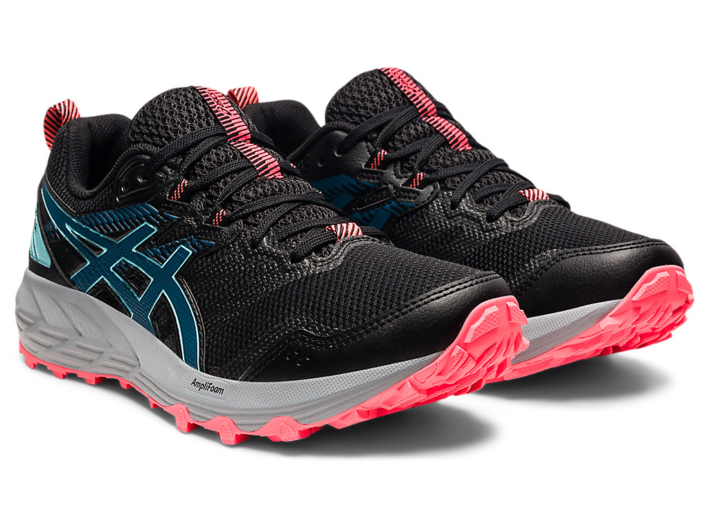 Sapatilhas Trail Running Asics Gel-Sonoma 6 Feminino Pretas Turquesa Escuro | 7481-WYJGE