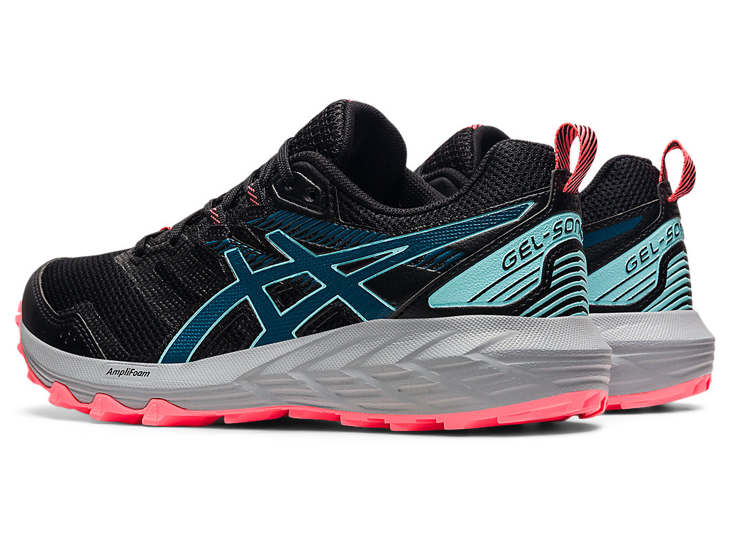 Sapatilhas Trail Running Asics Gel-Sonoma 6 Feminino Pretas Turquesa Escuro | 7481-WYJGE