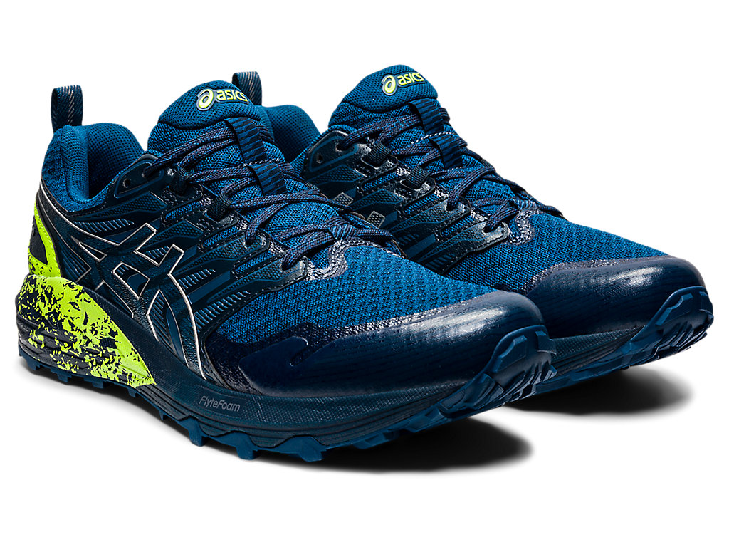 Sapatilhas Trail Running Asics Gel-Trabuco Terra Masculino Azuis Prateadas | 0416-INABC