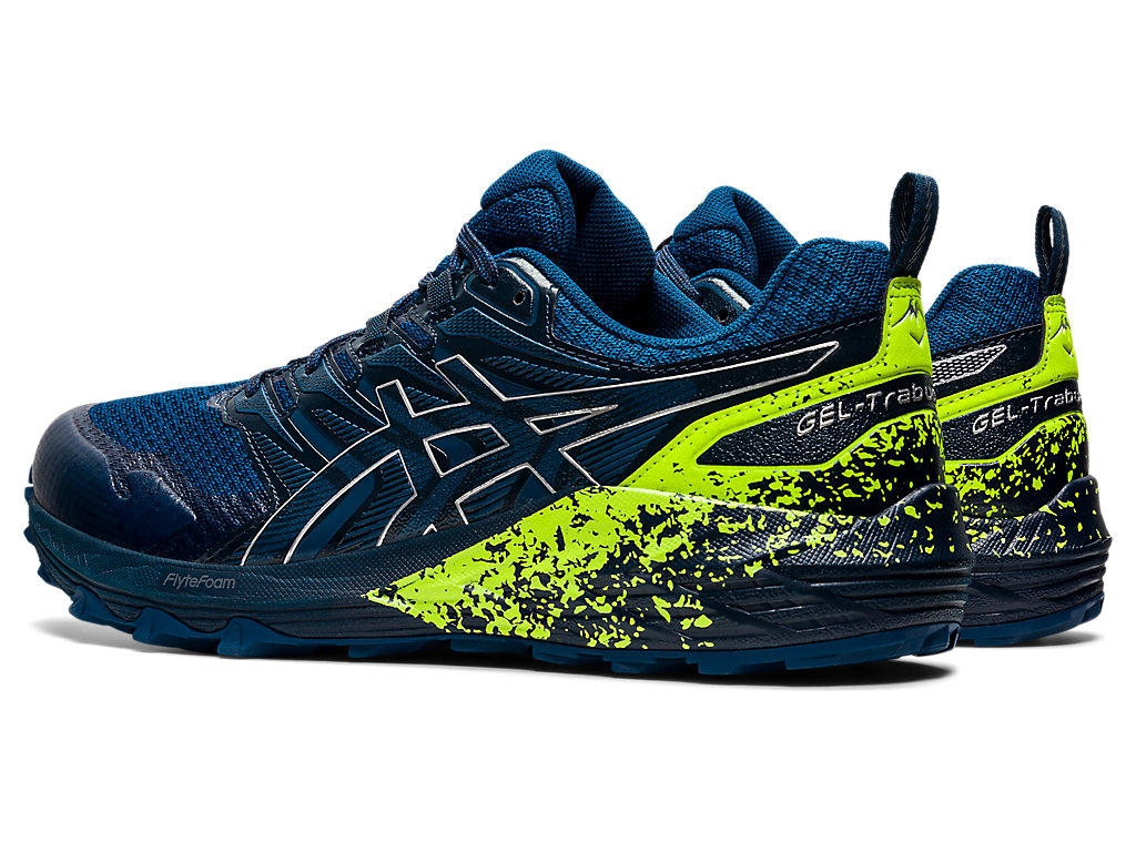 Sapatilhas Trail Running Asics Gel-Trabuco Terra Masculino Azuis Prateadas | 0416-INABC