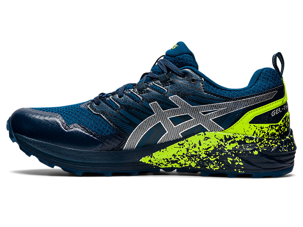 Sapatilhas Trail Running Asics Gel-Trabuco Terra Masculino Azuis Prateadas | 0416-INABC