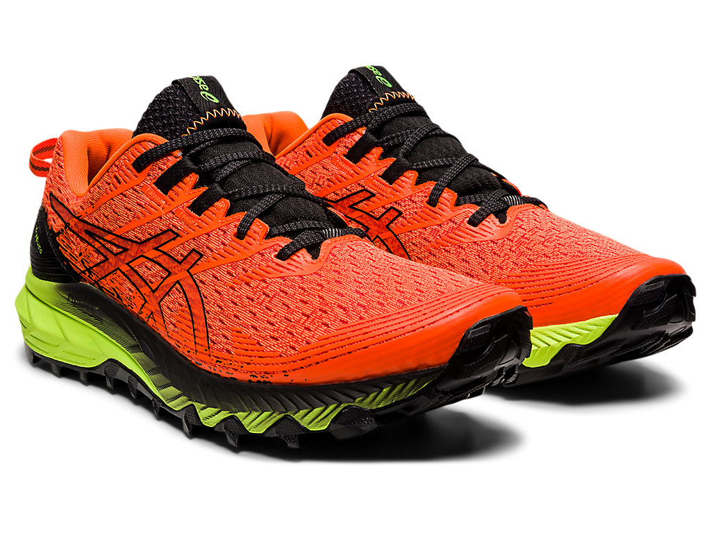 Sapatilhas Trail Running Asics Gel-Trabuco 10 Masculino Laranja Pretas | 0658-CRPKW