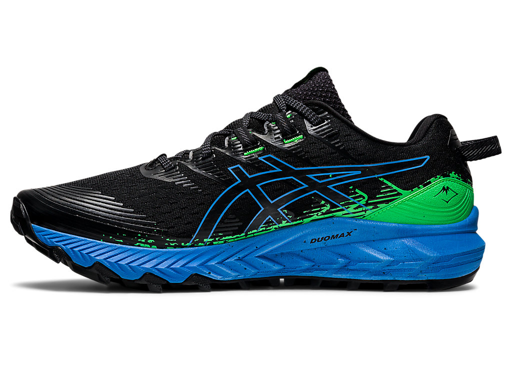 Sapatilhas Trail Running Asics Gel-Trabuco 10 Masculino Pretas Azuis | 2697-PRDHY