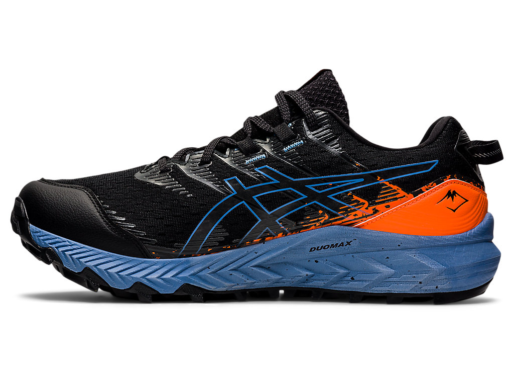 Sapatilhas Trail Running Asics Gel-Trabuco 10 Gtx Masculino Pretas Azuis | 3514-MFTBY