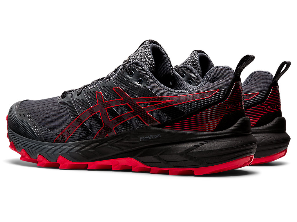 Sapatilhas Trail Running Asics Gel-Trabuco 9 Masculino Cinzentas Vermelhas | 5148-HFXEK