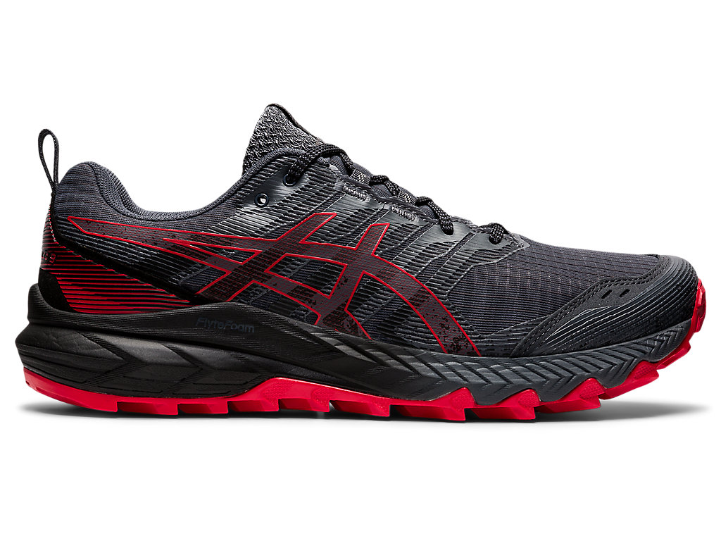 Sapatilhas Trail Running Asics Gel-Trabuco 9 Masculino Cinzentas Vermelhas | 5148-HFXEK