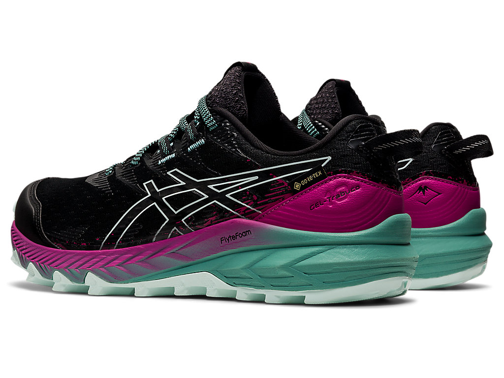 Sapatilhas Trail Running Asics Gel-Trabuco 10 Gtx Feminino Pretas | 5841-YUAVR