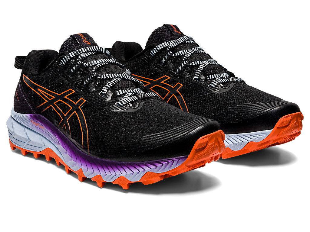 Sapatilhas Trail Running Asics Gel-Trabuco 10 Feminino Pretas Laranja | 7493-HOZID