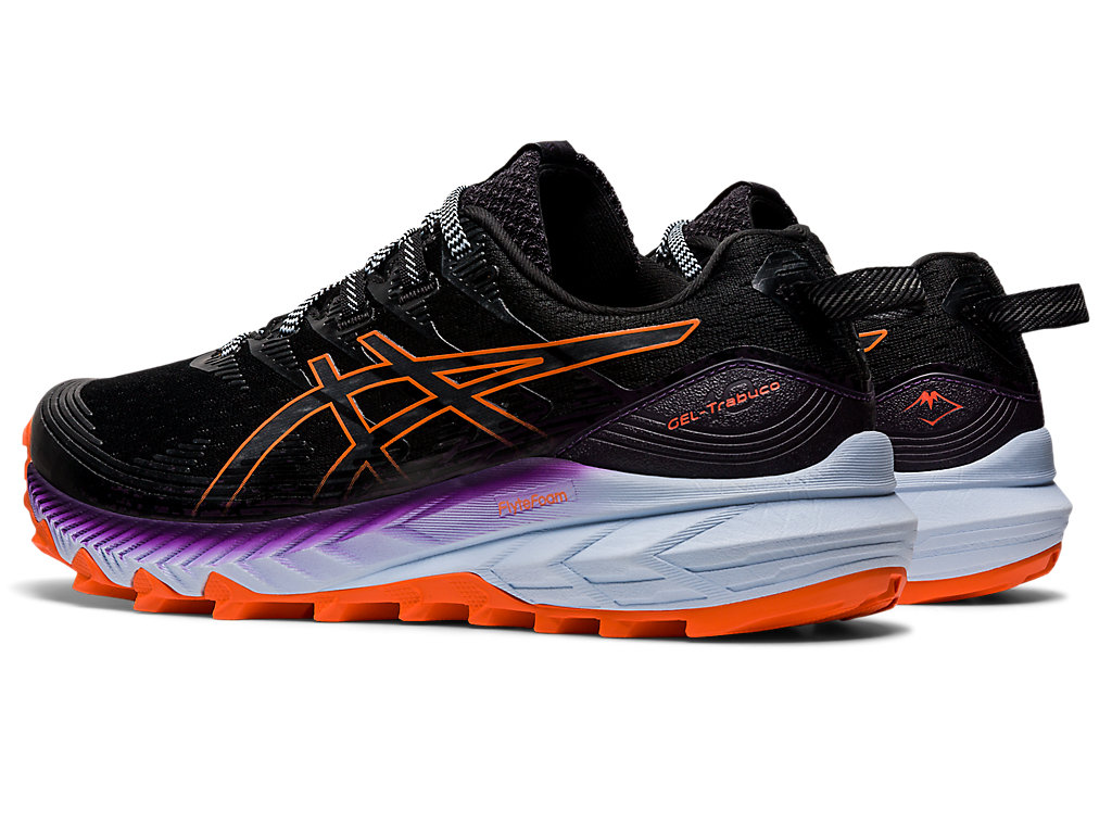 Sapatilhas Trail Running Asics Gel-Trabuco 10 Feminino Pretas Laranja | 7493-HOZID