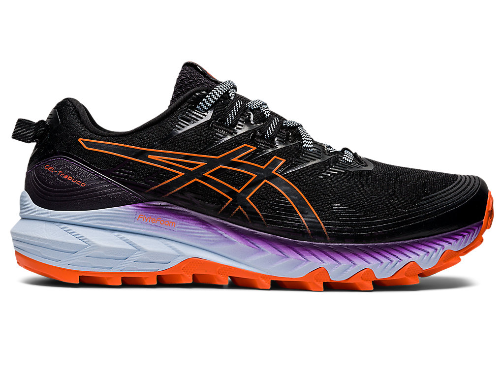 Sapatilhas Trail Running Asics Gel-Trabuco 10 Feminino Pretas Laranja | 7493-HOZID