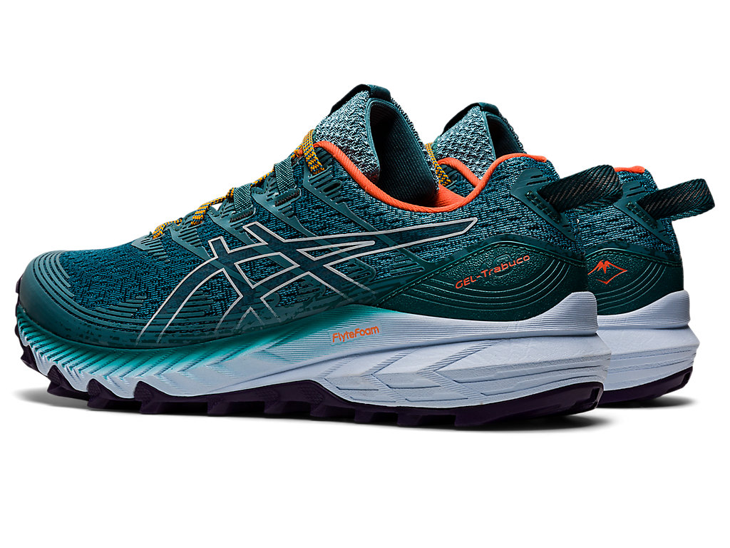 Sapatilhas Trail Running Asics Gel-Trabuco 10 Feminino Verdes Escuro Azuis | 9126-GVSIA