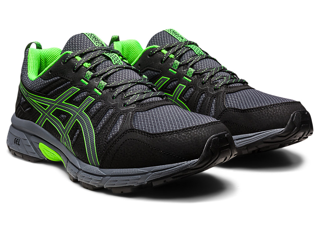 Sapatilhas Trail Running Asics Gel-Venture 7 (4E) Masculino Cinzentas Escuro Verdes | 0584-ZIVQB