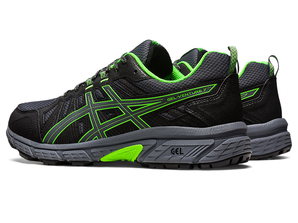 Sapatilhas Trail Running Asics Gel-Venture 7 (4E) Masculino Cinzentas Escuro Verdes | 0584-ZIVQB