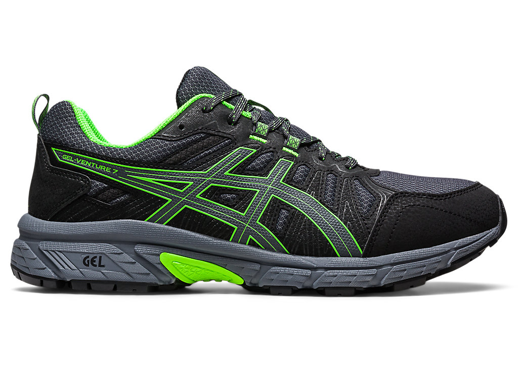 Sapatilhas Trail Running Asics Gel-Venture 7 (4E) Masculino Cinzentas Escuro Verdes | 0584-ZIVQB