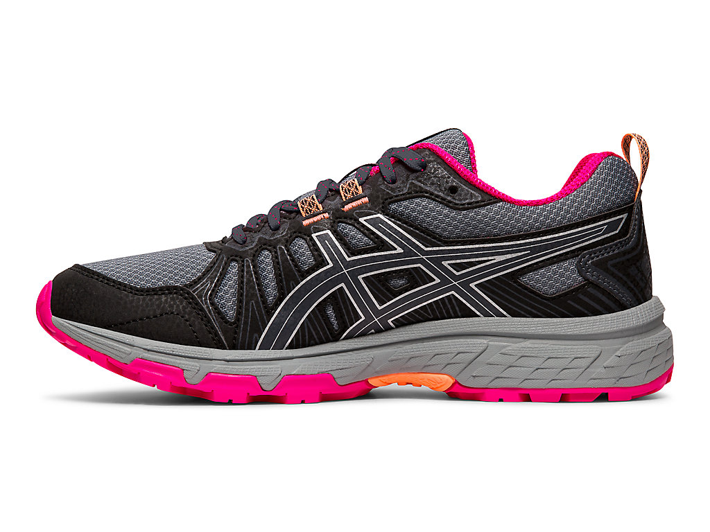 Sapatilhas Trail Running Asics Gel-Venture 7 Feminino Cinzentas Prateadas | 0983-RYXHM