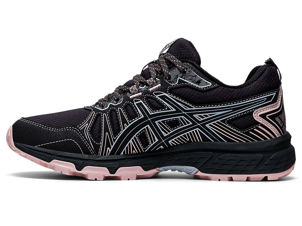 Sapatilhas Trail Running Asics Gel-Venture 7 Feminino Cinzentas Escuro Pretas | 1264-PTVSF