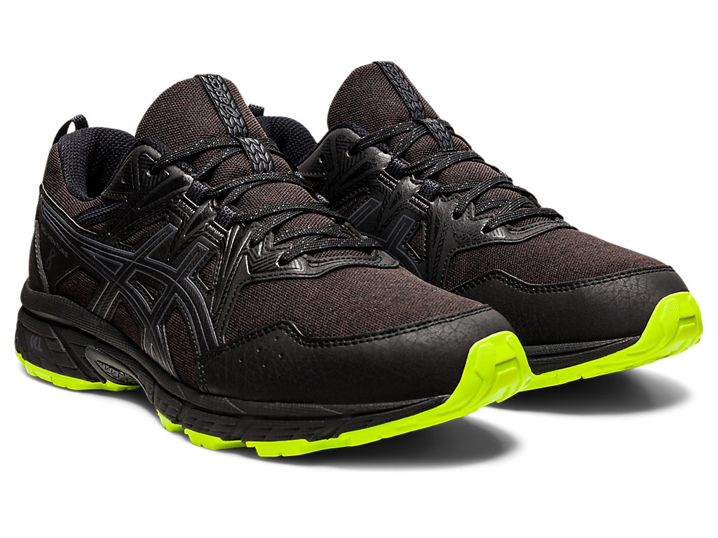 Sapatilhas Trail Running Asics Gel-Venture 8 Masculino Pretas Cinzentas | 1405-SCNFP