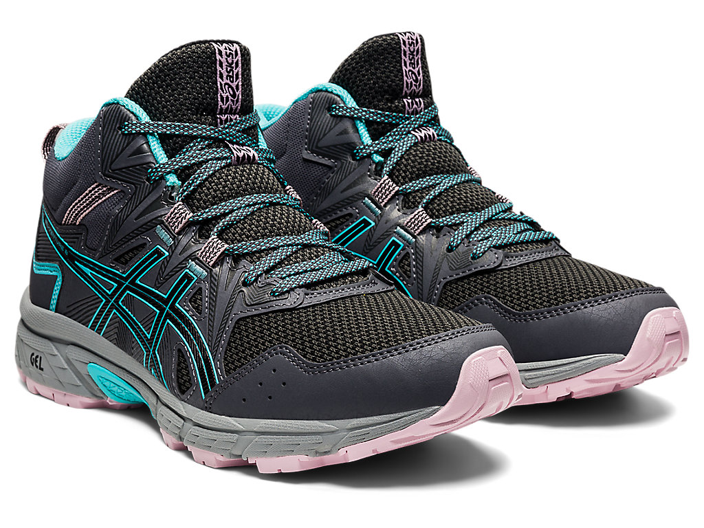 Sapatilhas Trail Running Asics Gel-Venture 8 Mt Feminino Cinzentas Escuro Menta | 1436-POGEN