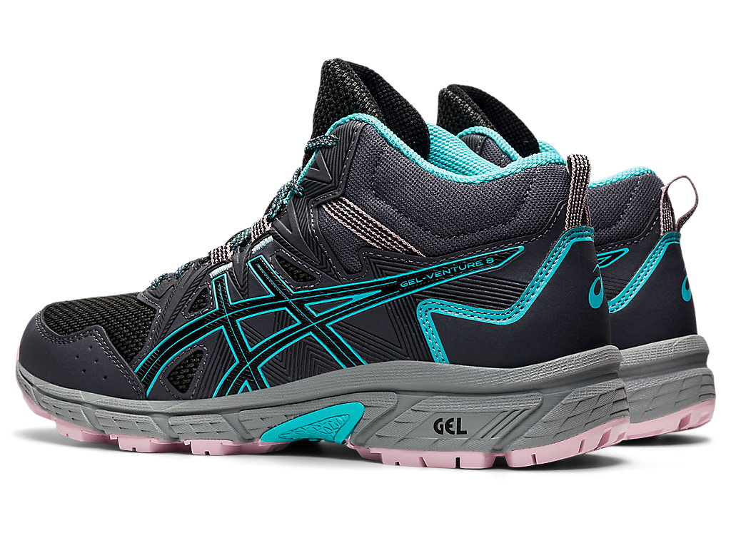 Sapatilhas Trail Running Asics Gel-Venture 8 Mt Feminino Cinzentas Escuro Menta | 1436-POGEN