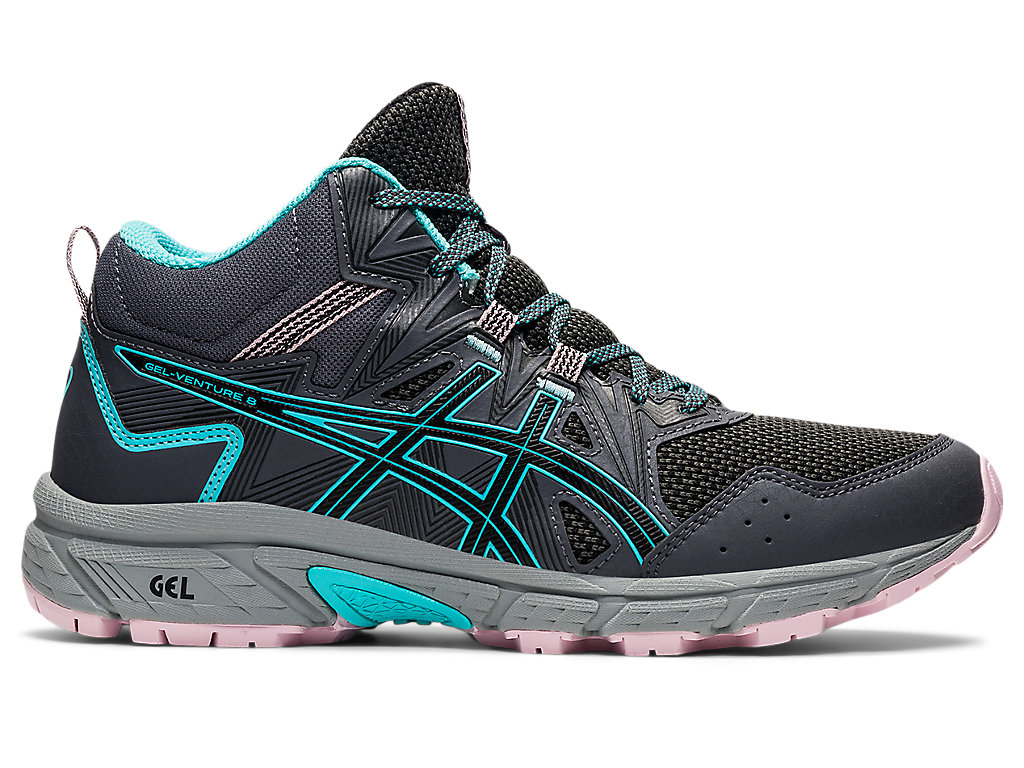 Sapatilhas Trail Running Asics Gel-Venture 8 Mt Feminino Cinzentas Escuro Menta | 1436-POGEN