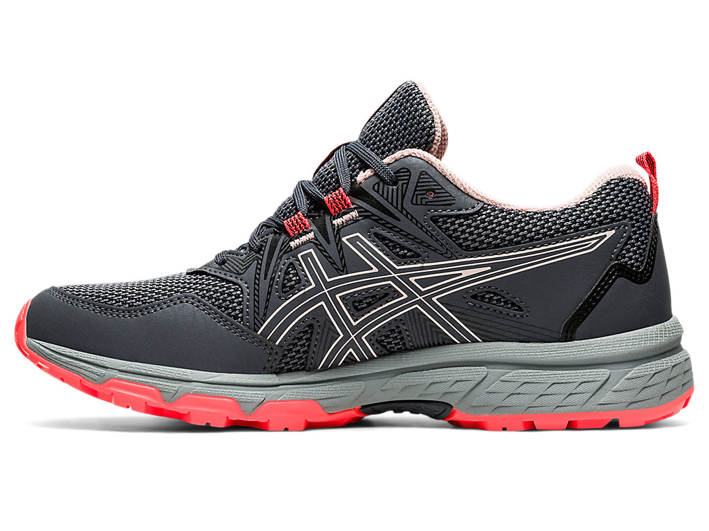 Sapatilhas Trail Running Asics Gel-Venture 8 (D) Feminino Cinzentas Coral | 1639-XITMP