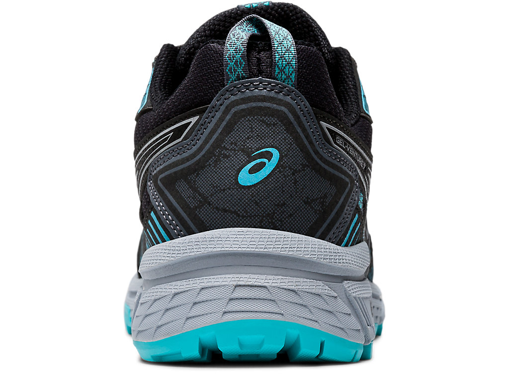 Sapatilhas Trail Running Asics Gel-Venture 7 (D) Feminino Cinzentas Escuro Pretas | 1730-OFGRL