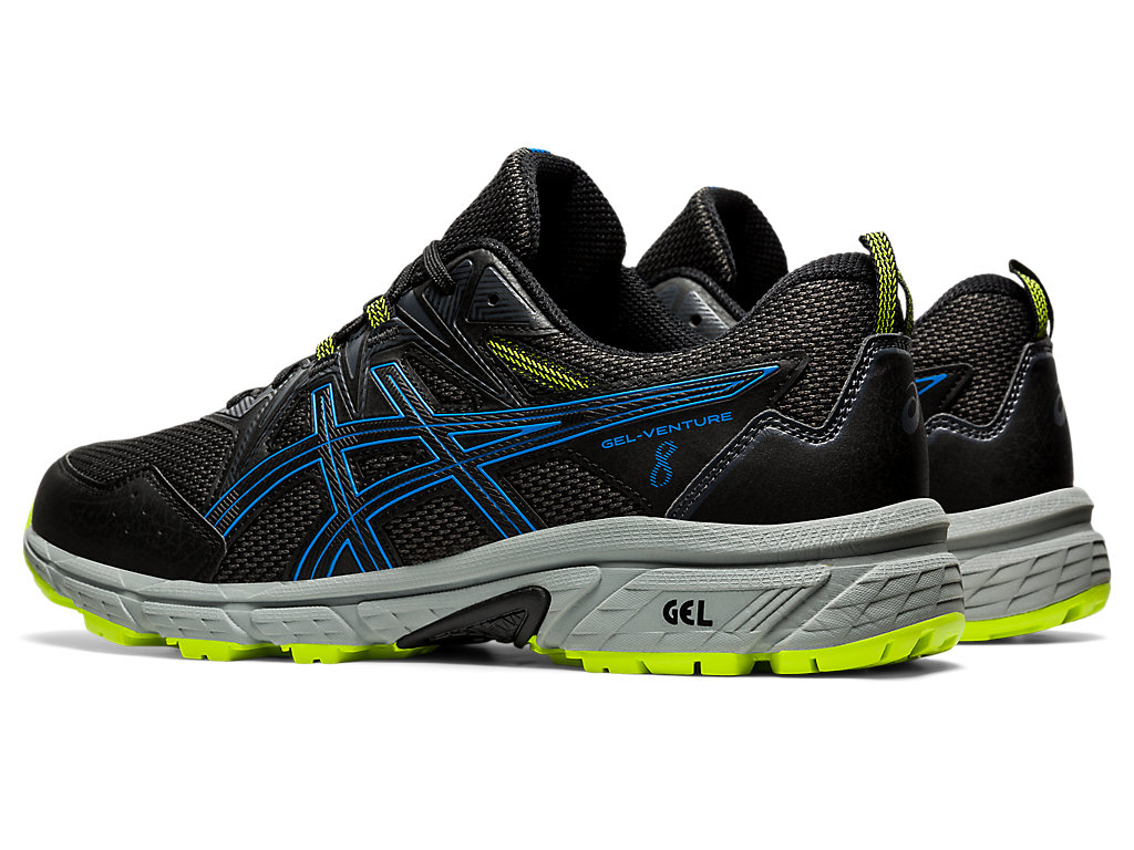 Sapatilhas Trail Running Asics Gel-Venture 8 Masculino Pretas Azuis | 1859-OFQES