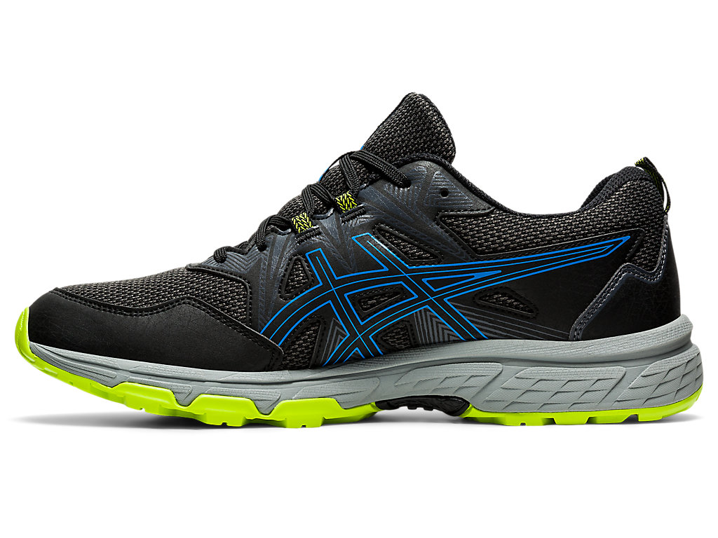 Sapatilhas Trail Running Asics Gel-Venture 8 Masculino Pretas Azuis | 1859-OFQES