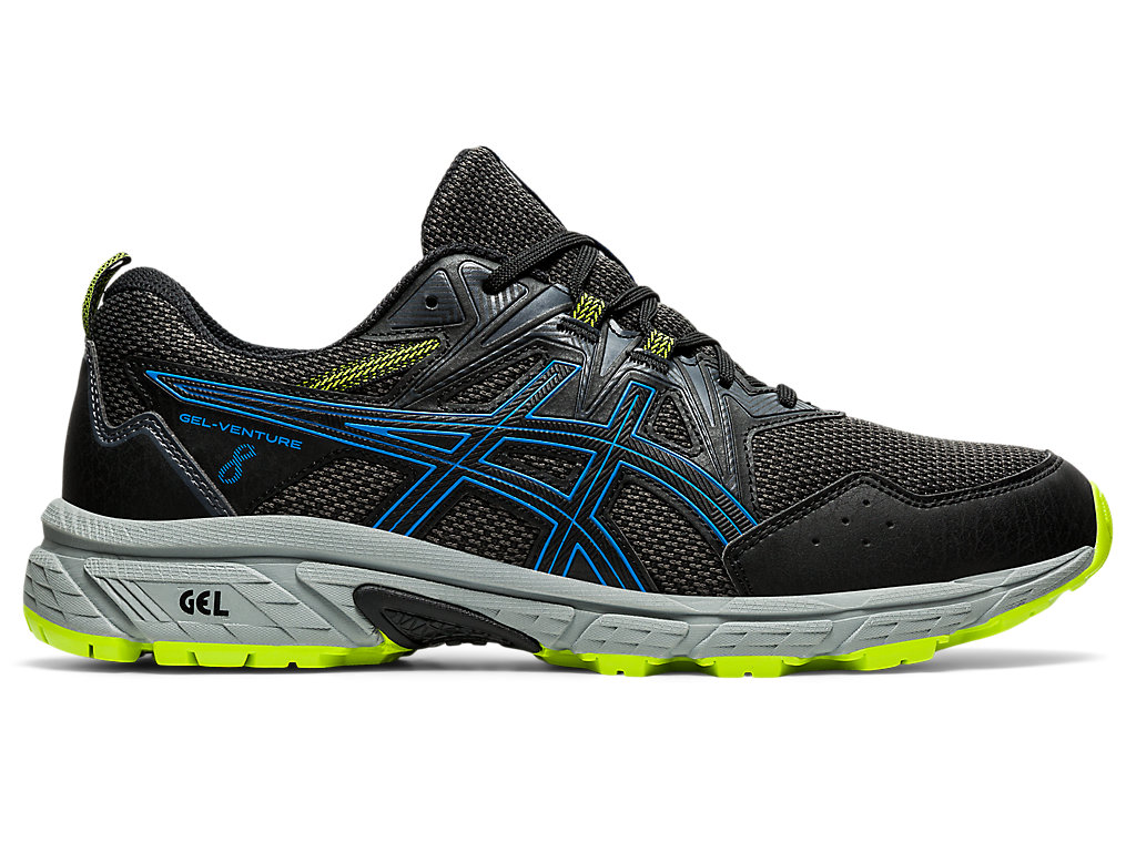 Sapatilhas Trail Running Asics Gel-Venture 8 Masculino Pretas Azuis | 1859-OFQES