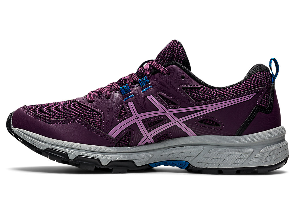 Sapatilhas Trail Running Asics Gel-Venture 8 Feminino Roxo Escuro Pretas | 2096-IHDCZ