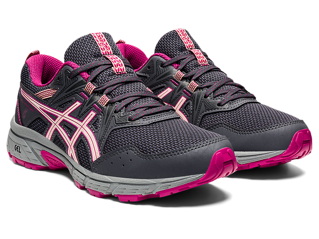 Sapatilhas Trail Running Asics Gel-Venture 8 Feminino Cinzentas Turquesa | 2159-SVLPX