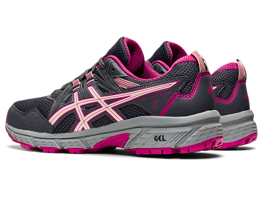 Sapatilhas Trail Running Asics Gel-Venture 8 Feminino Cinzentas Turquesa | 2159-SVLPX