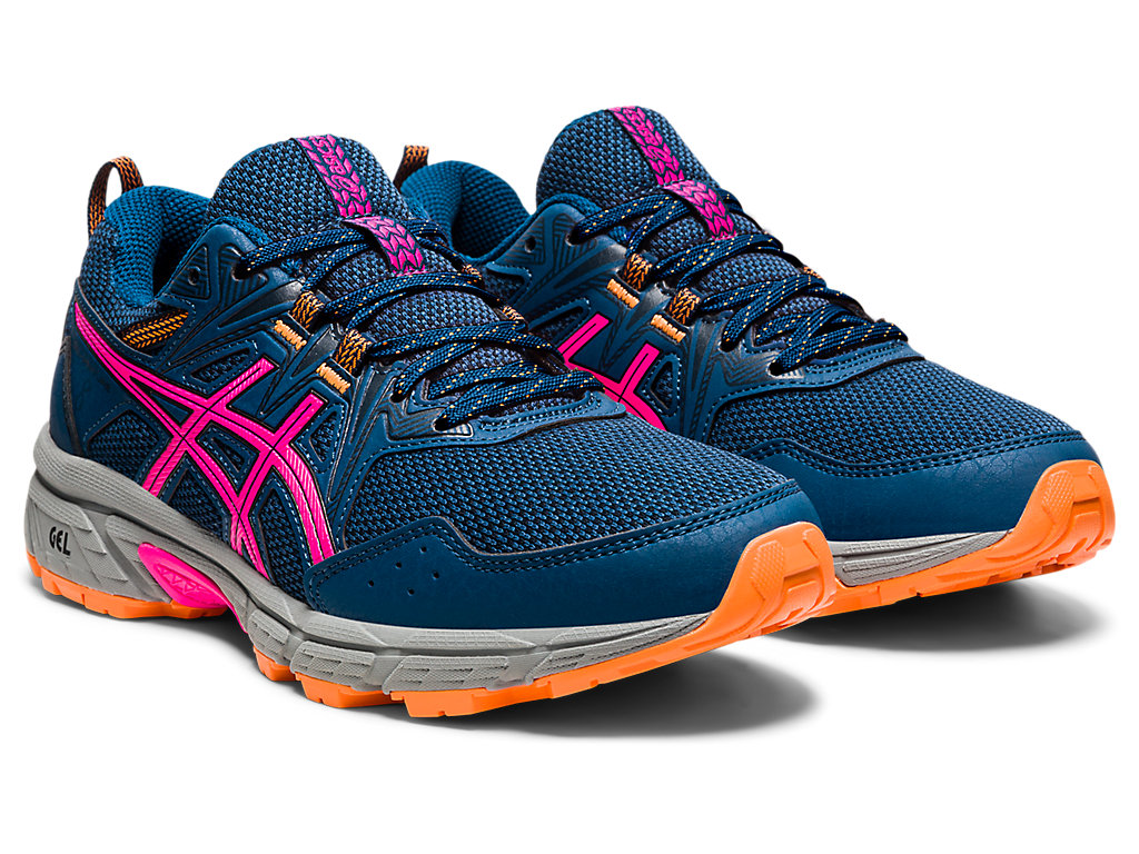 Sapatilhas Trail Running Asics Gel-Venture 8 (D) Feminino Azuis Rosa | 2510-DMXRO