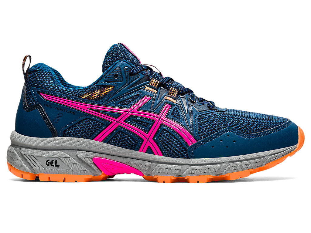 Sapatilhas Trail Running Asics Gel-Venture 8 (D) Feminino Azuis Rosa | 2510-DMXRO