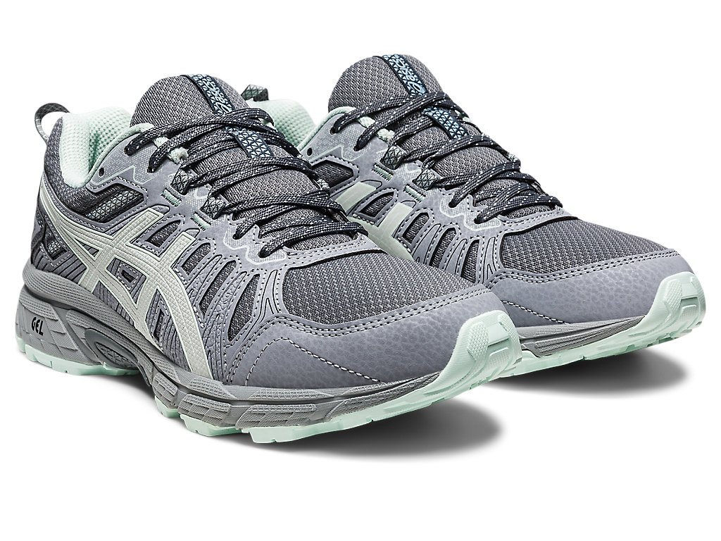 Sapatilhas Trail Running Asics Gel-Venture 7 Feminino Cinzentas | 2610-HYMZK