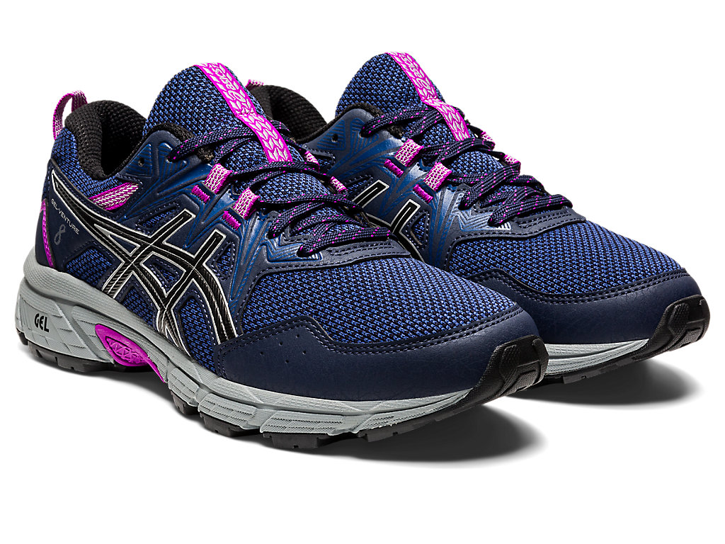 Sapatilhas Trail Running Asics Gel-Venture 8 Feminino Prateadas | 2869-BIHJM