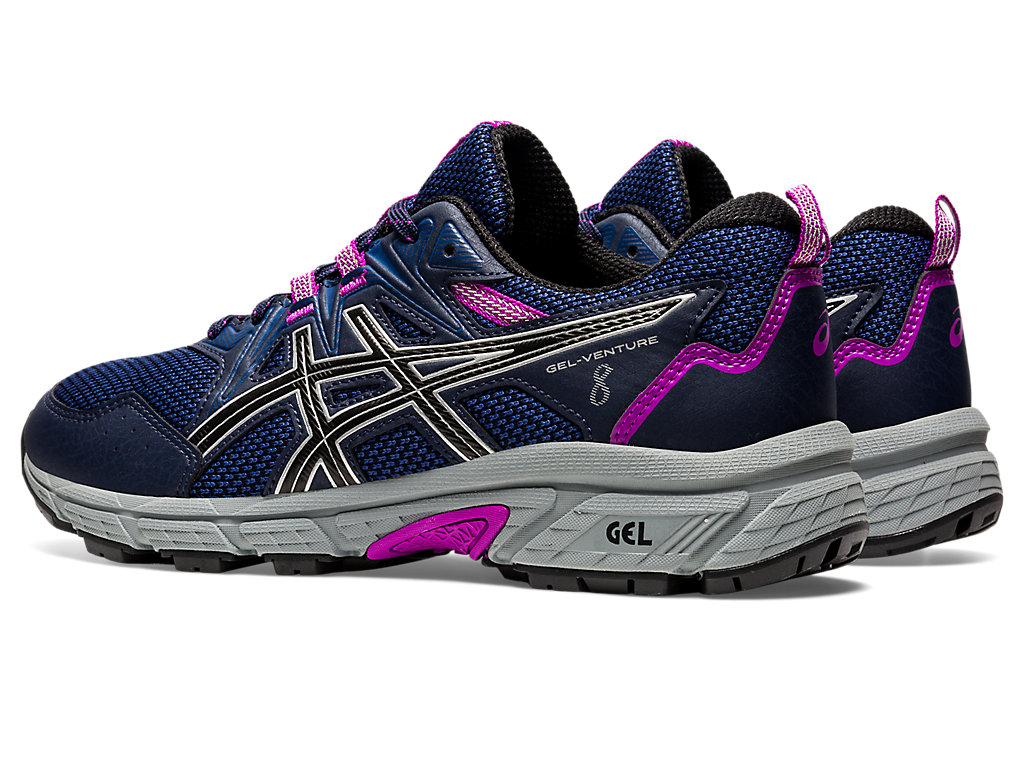 Sapatilhas Trail Running Asics Gel-Venture 8 Feminino Prateadas | 2869-BIHJM