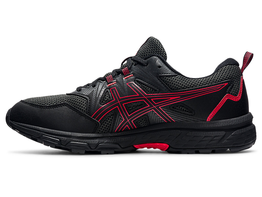 Sapatilhas Trail Running Asics Gel-Venture 8 Masculino Pretas Vermelhas | 3679-MIZOG