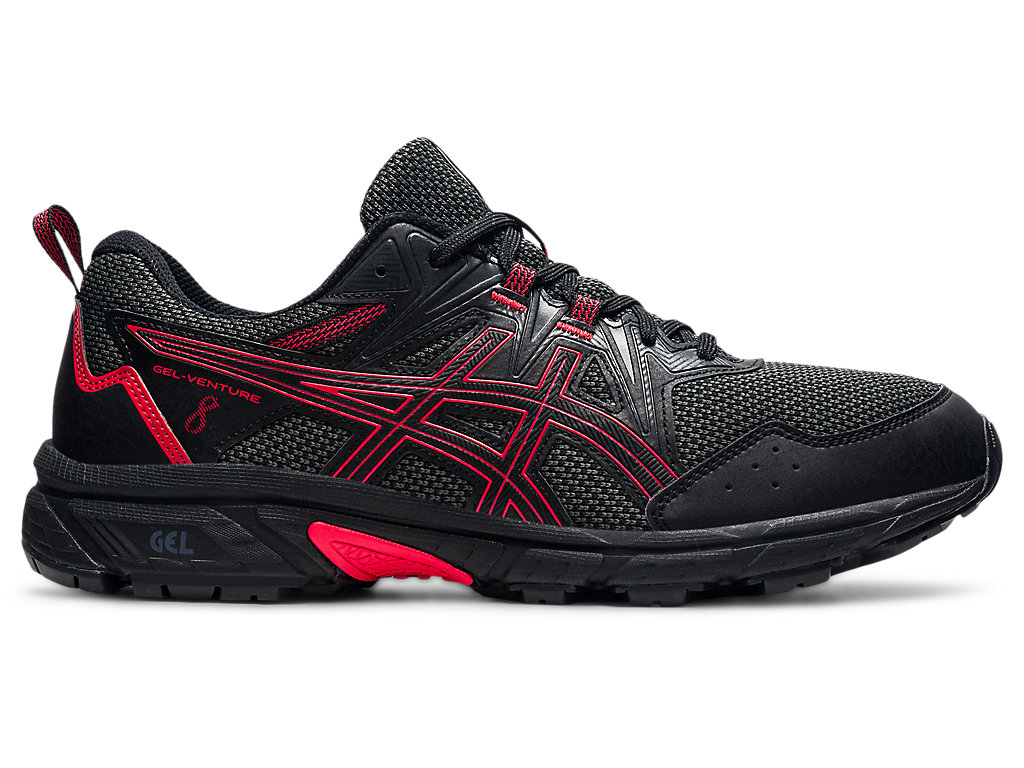 Sapatilhas Trail Running Asics Gel-Venture 8 Masculino Pretas Vermelhas | 3679-MIZOG