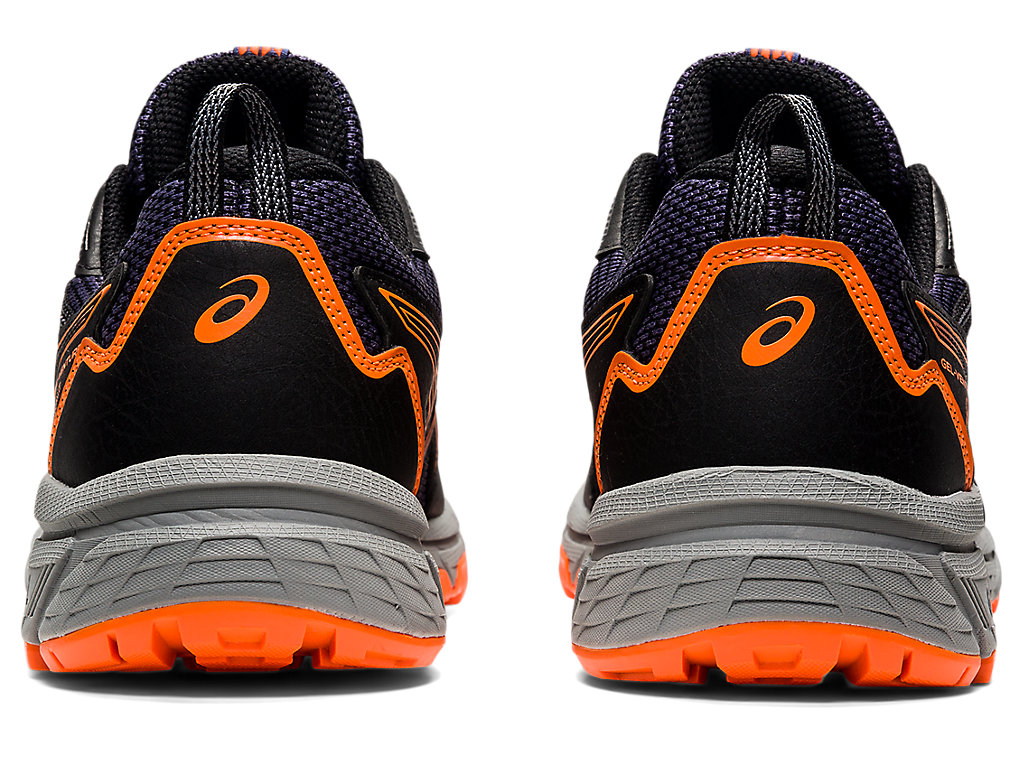 Sapatilhas Trail Running Asics Gel-Venture 8 Masculino Pretas Laranja | 3891-PVMEU