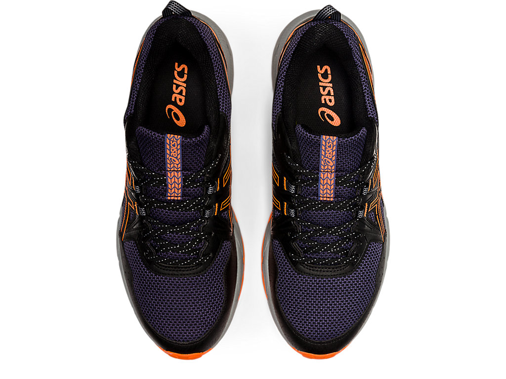 Sapatilhas Trail Running Asics Gel-Venture 8 Masculino Pretas Laranja | 3891-PVMEU